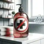 bouteille de produit avec une étiquette