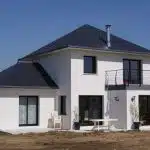 crépi maison à 2 couleurs