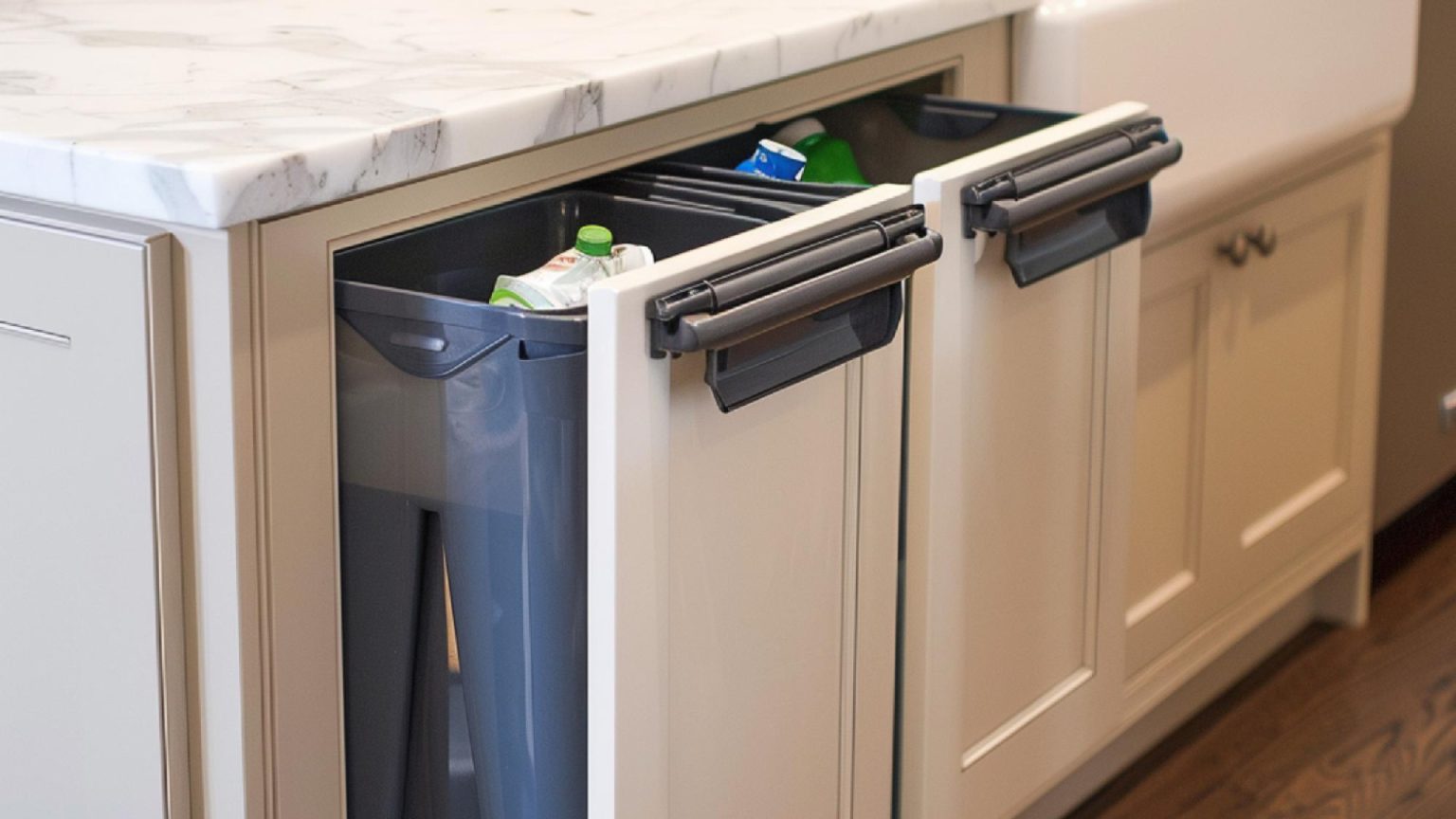 Cuisine et tri sélectif : pourquoi la poubelle encastrable s'impose dans le logement français ?