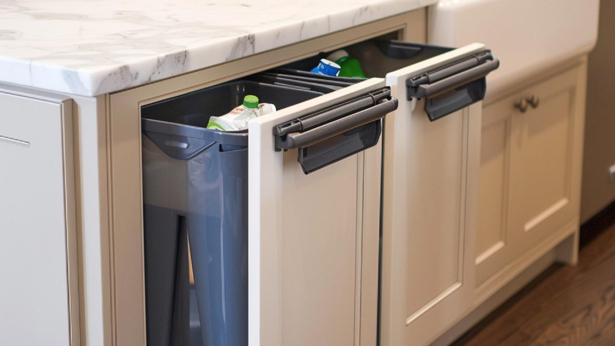 Cuisine et tri sélectif : pourquoi la poubelle encastrable s'impose dans le logement français ?
