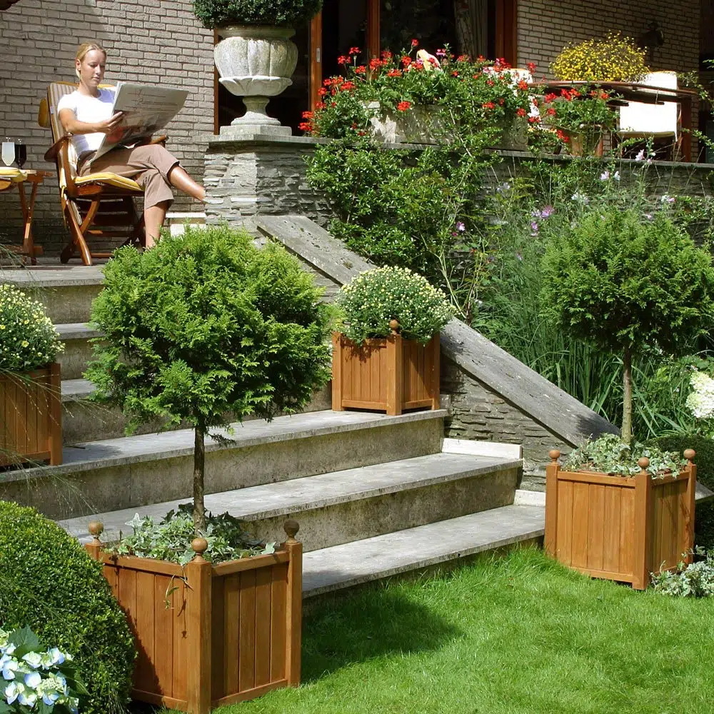 entretenir des jardinières en bois