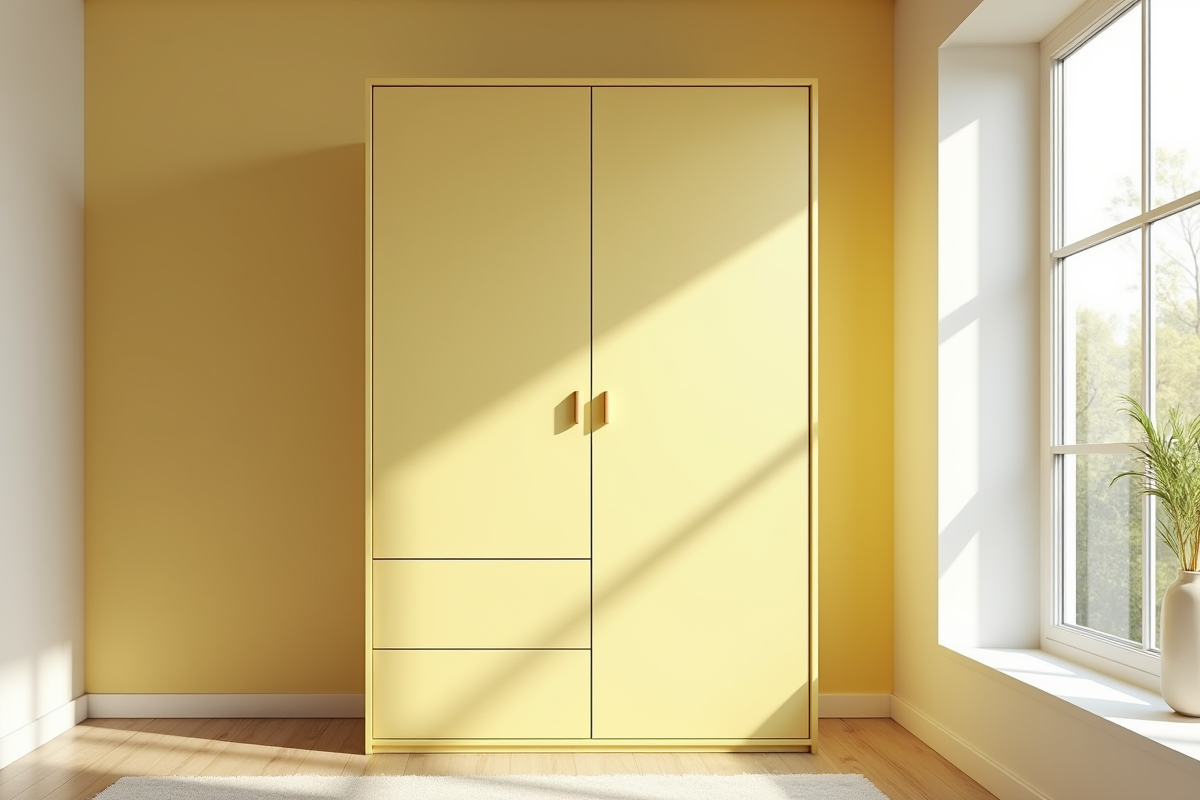 armoire colorée