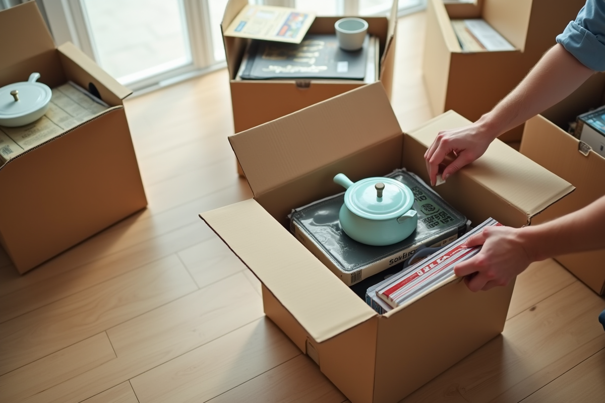 cartons déménagement