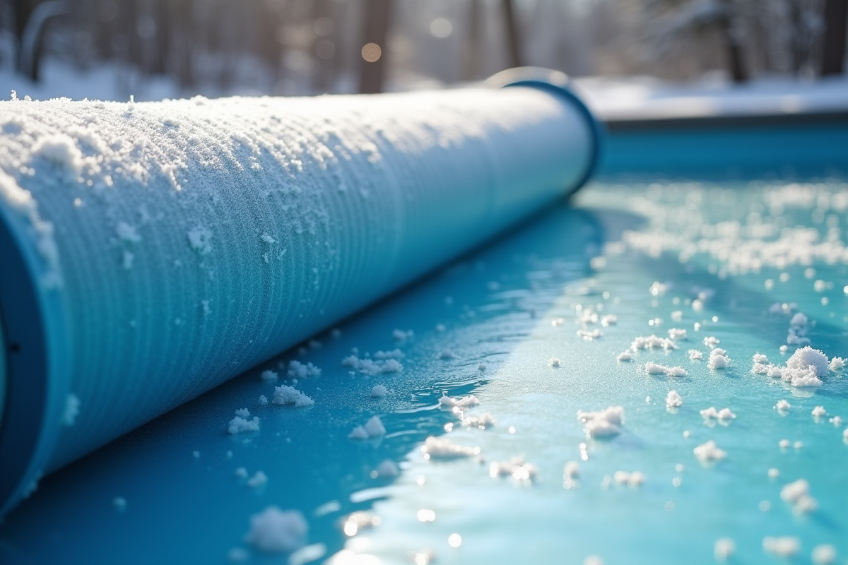 hiver piscine
