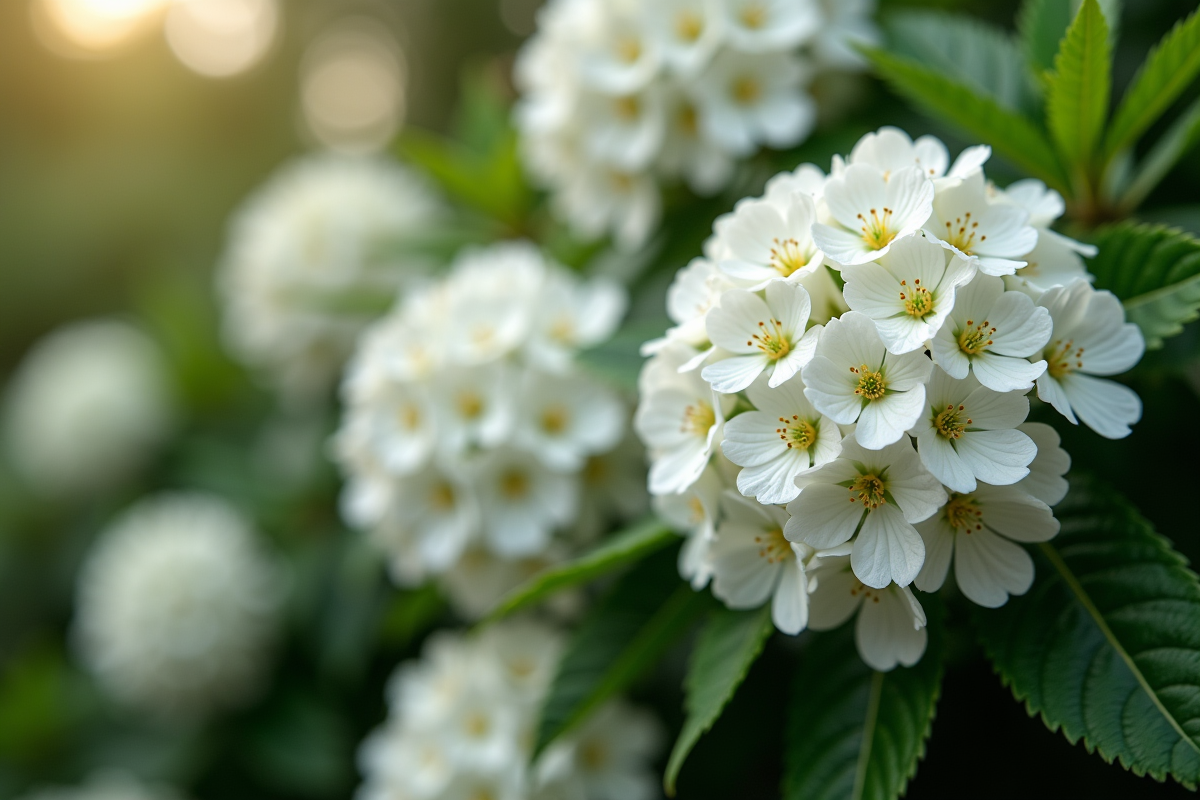 fleurs blanches