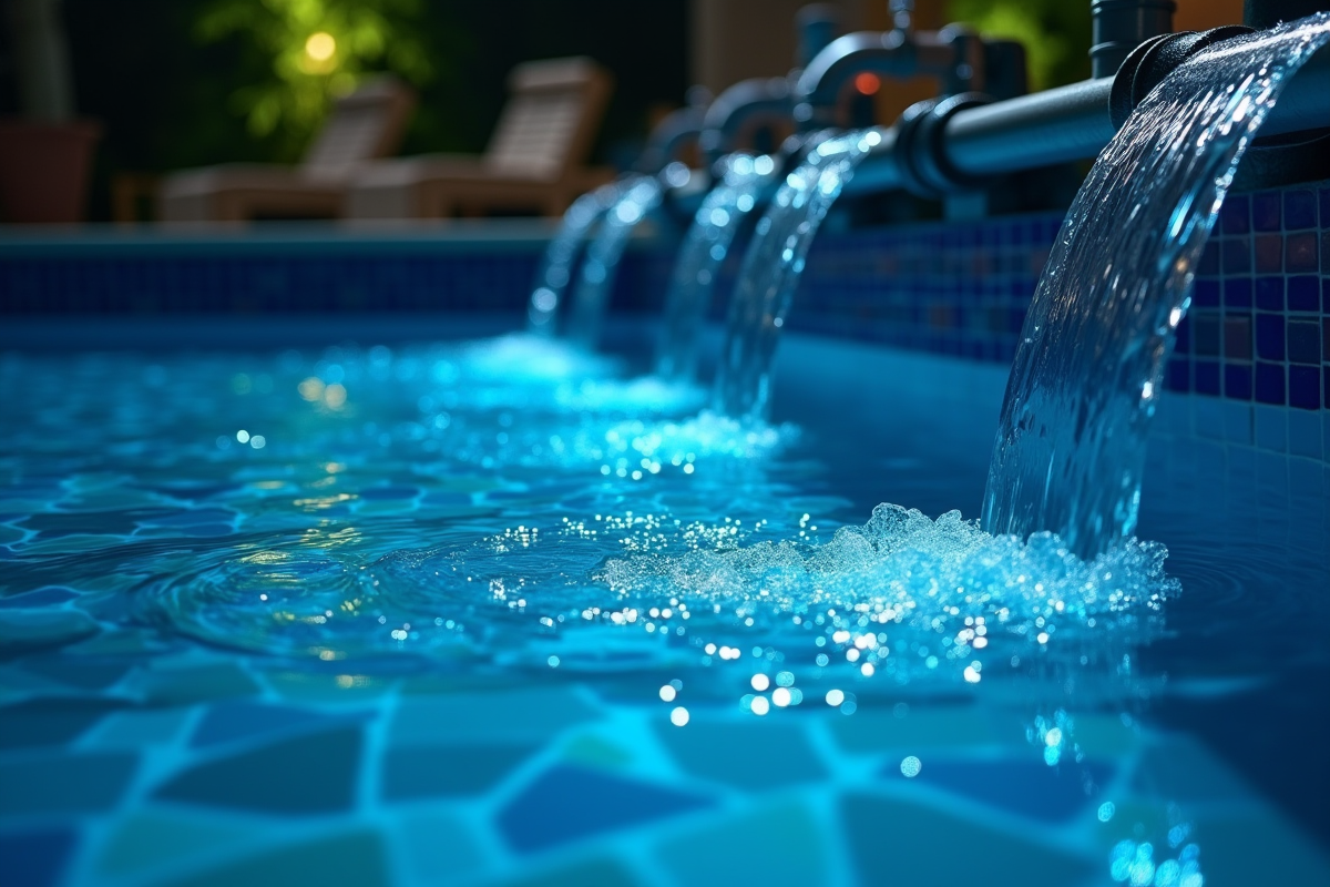 piscine nuit