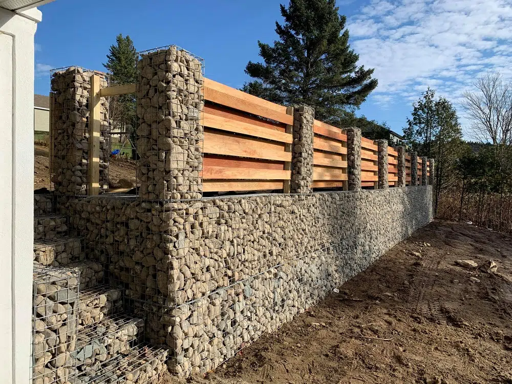 mur construire un mur de soutènement