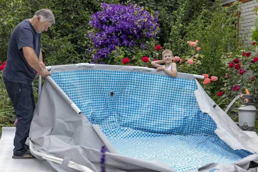 Installation piscine hors so